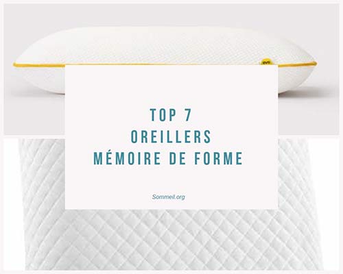 Comparatif Oreillers mémoire de forme