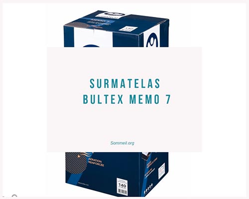 Bultex Surmatelas Mémo 7