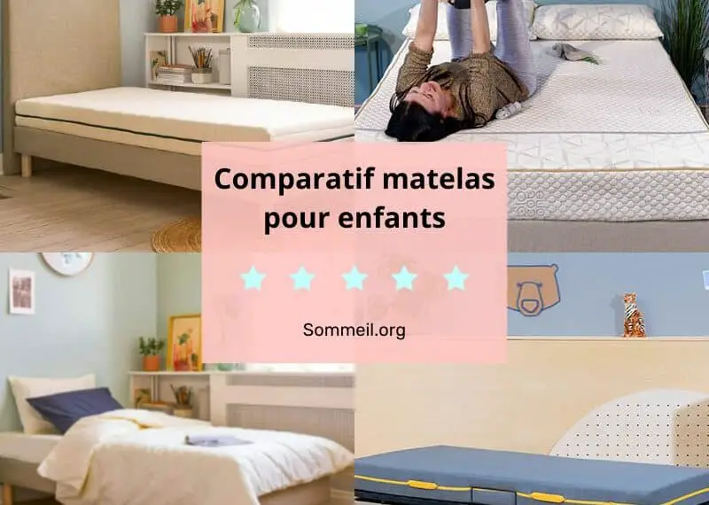 Comparatif matelas pour enfants