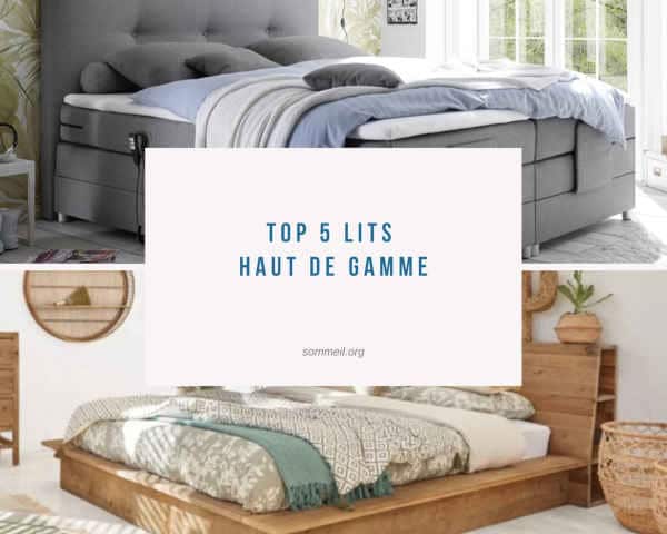 Top 5 Lits haut de gamme