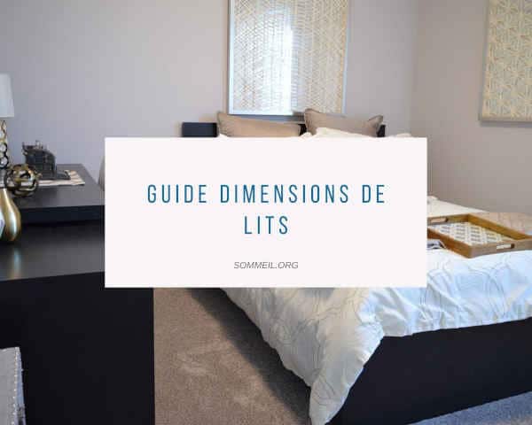 Guide dimensions de lits