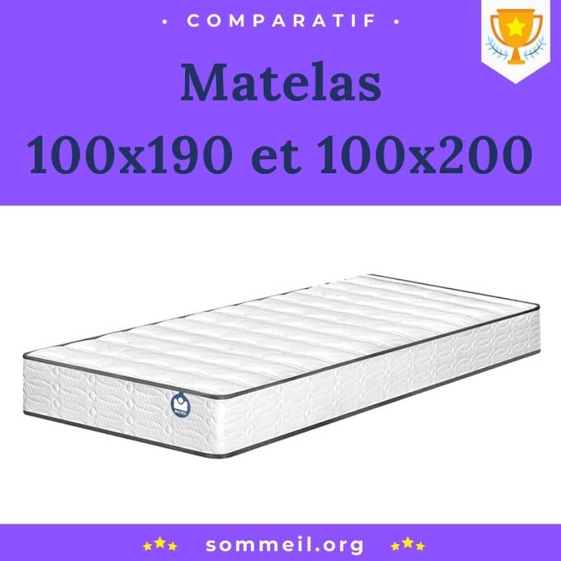 Avis matelas 100x190 et 100x200