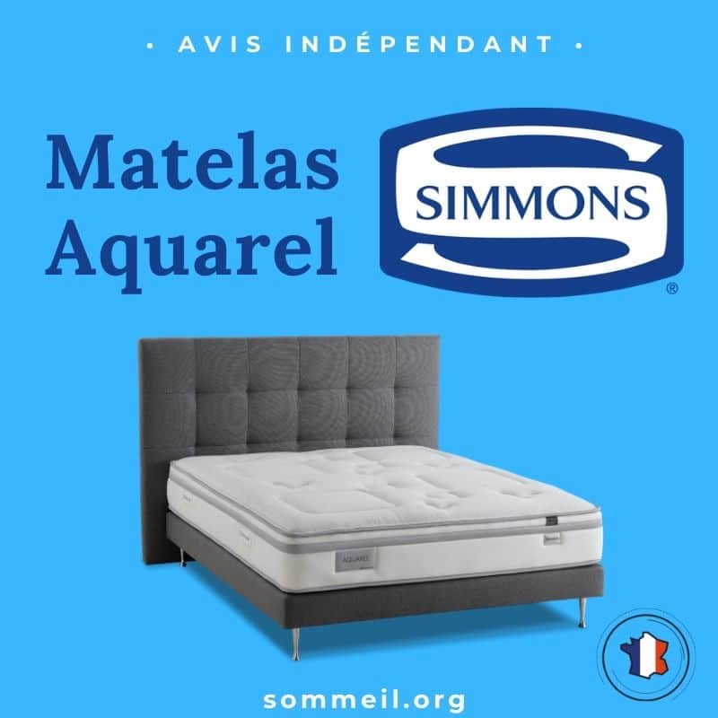 Avis matelas Simmons Aquarel