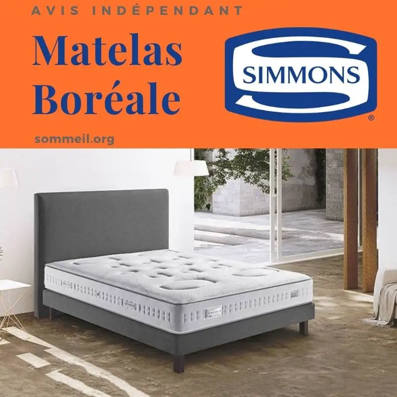 Avis matelas Simmons Boréale