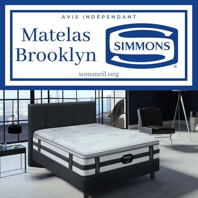 Avis matelas Simmons Brooklyn