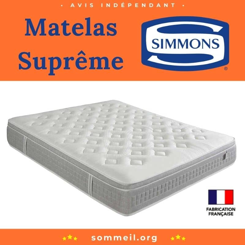 Avis matelas Simmons Suprême