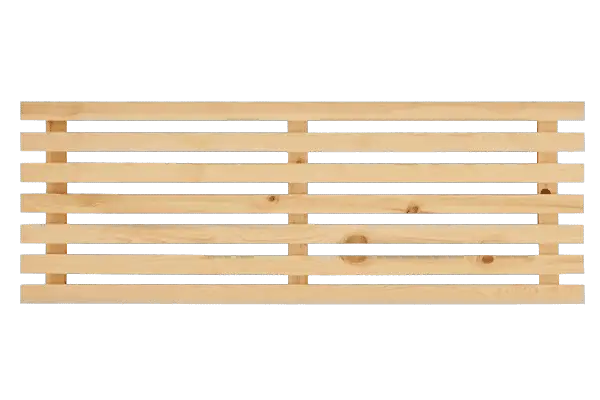 Tête de lit en bois naturel BRUMA