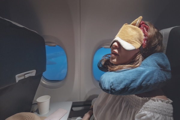 sélectionner le bon siège pour bien dormir en avion