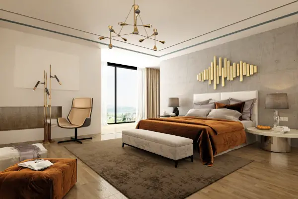 chambre parentale moderne