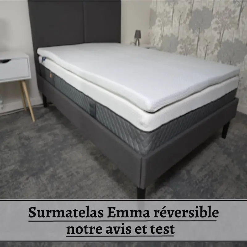 surmatelas emma reversible