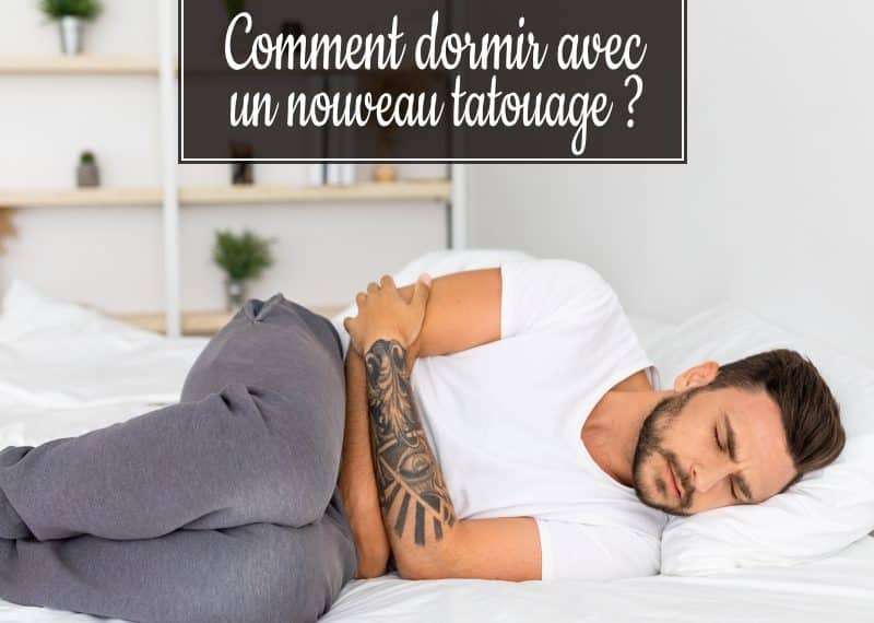 dormir avec un nouveau tatouage